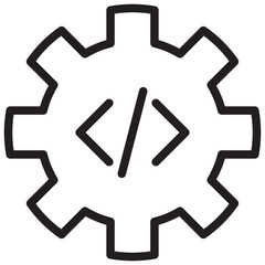 Setting Outline Icon