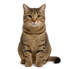 Obraz premium british cat isolated on white