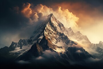 Fototapeta na wymiar Mount olympus landscape mountain outdoors.