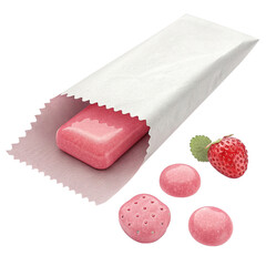 Indulge in strawberry freshness with delicious gum, a perfect treat for a sweet escape, enjoy the vibrant flavors and chewy delight for a delightful experience