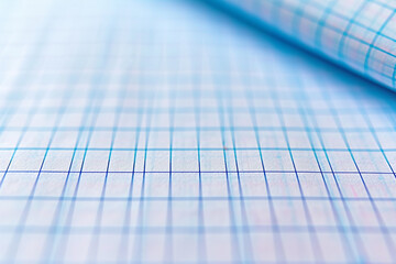 This stock image features a visually appealing and organized horizontal grid square graph line page, showcasing an empty squared grid graph that can be used for various purposes, such as note-taking o