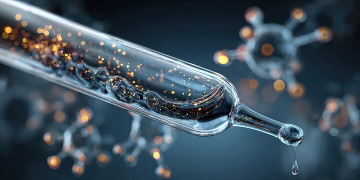 Professional medical vaccine injection syringe with immunization process for healthcare, disease prevention, and scientific research in modern healthcare industry