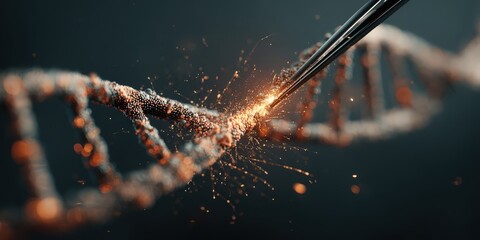 Detailed descriptive title highlighting advanced DNA analysis, genetic research, molecular biology, laboratory innovation, biotechnology, health science, and scientific discovery