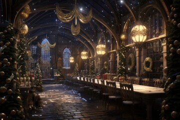 Obraz premium Christmas event architecture building spirituality.