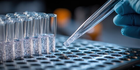 High-quality laboratory science equipment including test tubes, pipettes, glassware, and scientific tools for research, healthcare, and medical analysis