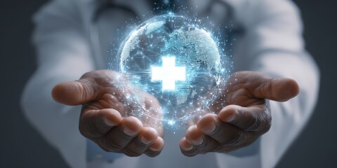 Comprehensive healthcare and medical treatment scene highlighting doctors, hospital environment, medical technology, patient care, and health system in modern healthcare industry