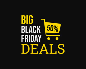 big black friday deals shopping banner