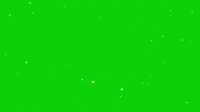 twinkling stars glow fields flying in galaxy space starburst light. alpha Beautiful stars twinkling at night. luxury small white stars on black background, retro sparkles blinking. White glowing twink