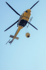 Work to extinguish a forest fire