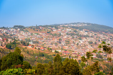 Residential hillside in Kigali