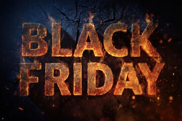 Glitch effect cyber monday sale text glowing with vibrant neon colors on a dark background advertising online shopping deals