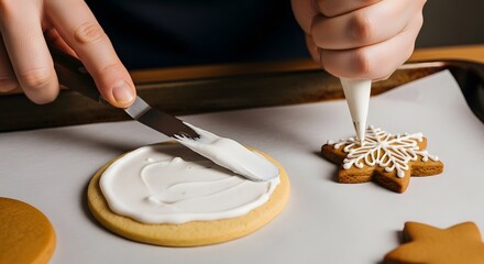 Icing Cookies Decorating Holiday Cookies with Frosting