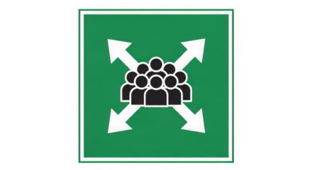 Community Expansion Decentralization Icon