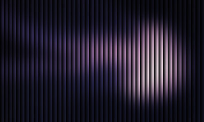 Fototapeta premium Deep purple and pink abstract background with vertical ribbed texture, featuring a bright central highlight that draws the eye, ideal for digital art