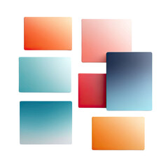 Colorful, overlapping 3D rectangles against a black background