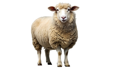 Fototapeta premium sheep isolated on white