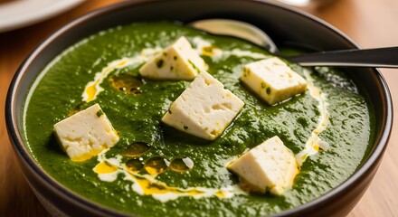 Palak Paneer - A Creamy Spinach and Cheese Delight.
