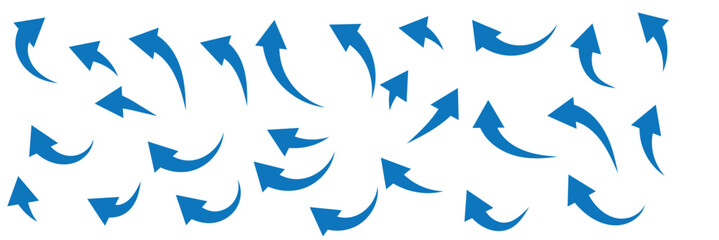 Red arrow curve direction vector. Set of long Red curve arrow icon vector . Red curve arrow icon set. long arrow icon set. curve arrow vector illustration. Curved or arch arrow. Design eps 10