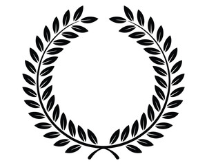 Laurel Wreath of Achievement: A classic laurel wreath, symbolizing victory and honor, intricately crafted with elegant leaves. It serves as a timeless emblem of success and prestige.