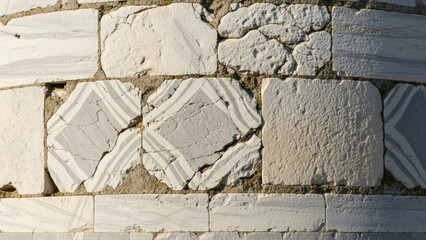 stone wall of a house