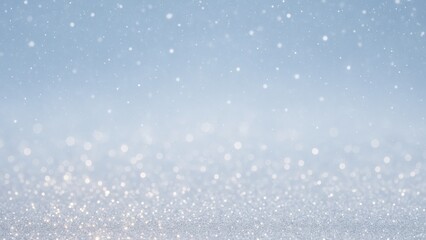 Fototapeta premium Serene winter snowflake background.