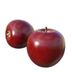 two red apples