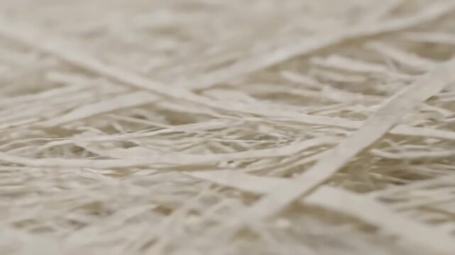 Macro Detail of Paper's Rough Edge