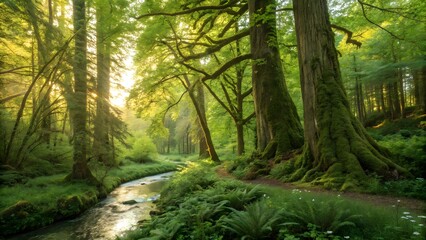 Obraz premium The Serenity of the Forest