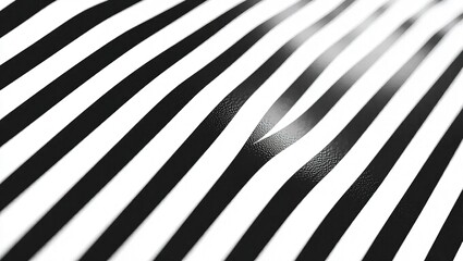 Monochrome Abstract Background with Wavy Diagonal Lines.
