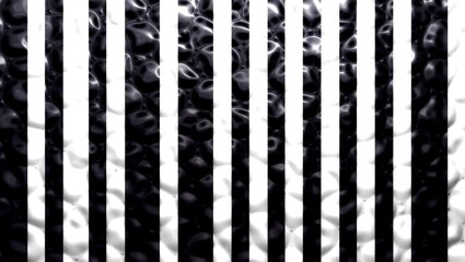 Monochrome Vertical Lines Over a Textured Liquid Background.