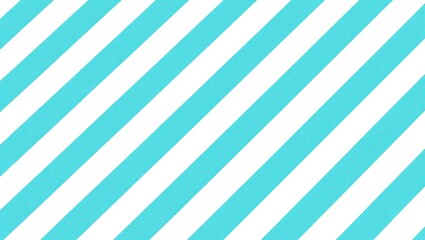 Turquoise and white diagonal stripes pattern.