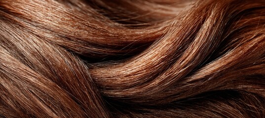 Fototapeta premium Brown hair paint texture background. Generative AI technology. 