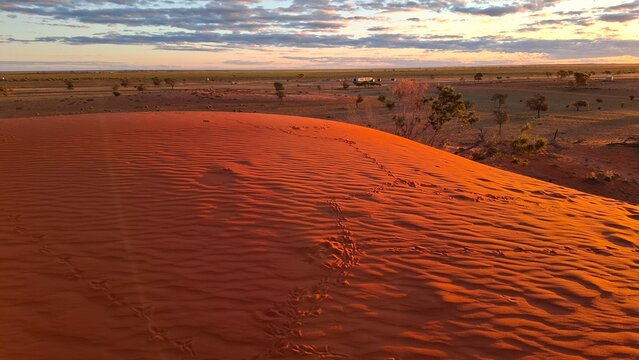 Red Sand Sunset