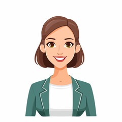 Professional Businesswoman Cartoon