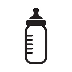 Baby Feeding Bottle Icon for Infant Care and Nursery Essentials