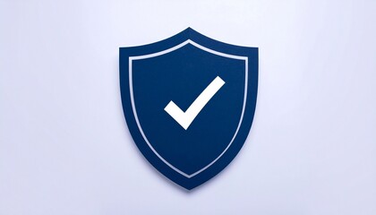 shield protection concept with check mark