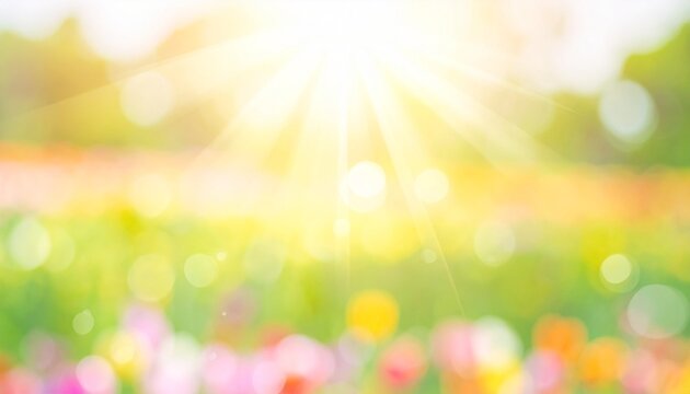 Colorful Abstract Bokeh Lights Background with Soft Glowing Circles