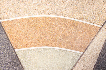 Colorful polished stone floor backdrop