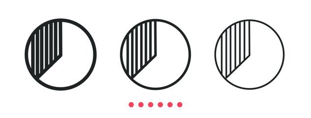 Business icon. Thin line icon vector