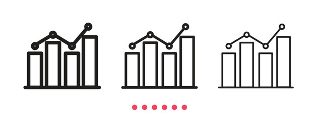 Business icon. Thin line icon vector