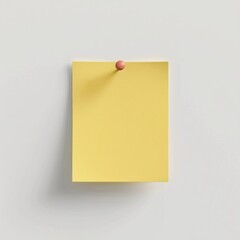 Sticky post yellow simple paper.