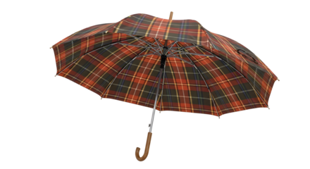 Stay stylish in any weather with this vibrant tartan umbrella, perfect for adding a touch of classic elegance to rainy days and outdoor adventures