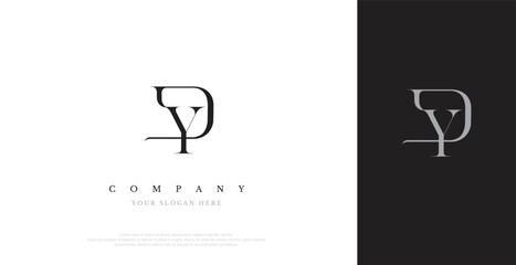 Initial DY Logo Design Vector 