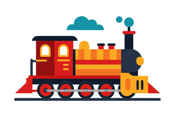 vector illustration of a train