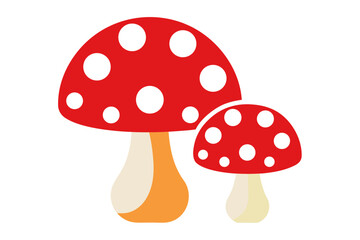 fly agaric vector illustration