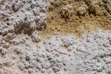 Mammoth Hot Springs, Yellowstone National Park , Wyoming. Hydrothermal System. calcium-carbonate waters. Terrace