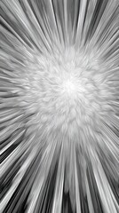 Abstract burst of radial lines from a central bright core