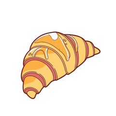Colorful Dairy and Bakery Food Vector Set – Milk, Cheese, Butter, Yogurt, Bread, Croissant, Donut, Cupcake, Pancakes, Ice Cream Illustration