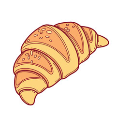 Colorful Dairy and Bakery Food Vector Set – Milk, Cheese, Butter, Yogurt, Bread, Croissant, Donut, Cupcake, Pancakes, Ice Cream Illustration