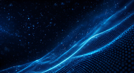 Data technology background. Abstract background. Connecting dots and lines on dark background. Digital background 3D rendering. 4k.